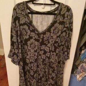 Floral Lace Print Top Size 22/24W